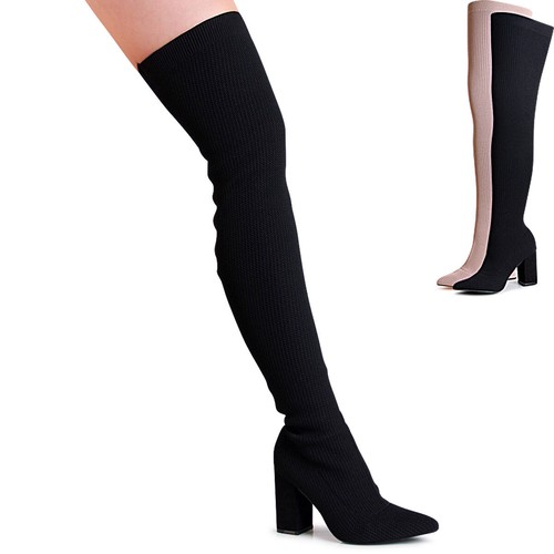 Damenschuhe overknee stiefel - overknee,